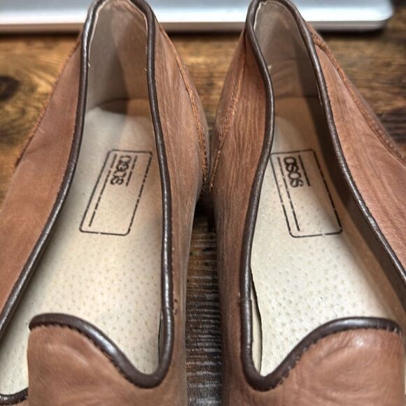  Brown Leather Tassel loafers size 11‎ main image 5
